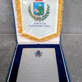 Sister City - Capo D'Orlando - Plaque & Pennant