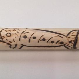 Indigenous Item - Carved Dolphin stick