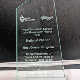 Plaque - Heart Foundation Kellogg’s Local Government Awards