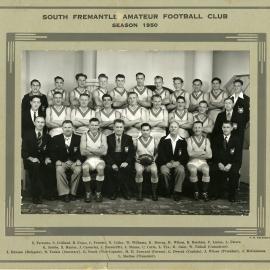 South Fremantle Amateur Football Club - Season 1950