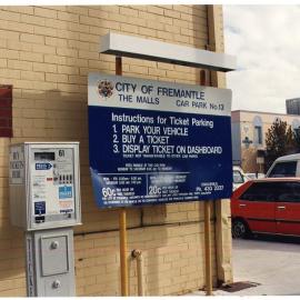 Parking meter, The Malls (Carpark 13) - 17-05-1991