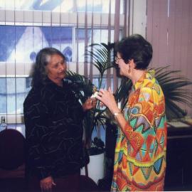 Marie Thorne and Betty McGeever. Photo taken Jan 2005