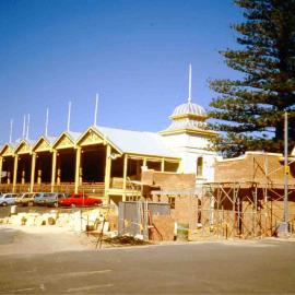 Fremantle Oval - new entrance under construction, October 1985 
