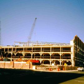 Woolstores coming down, 7th October 1985 