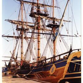 Endeavour Replica, At Victoria Quay, 14th June 1994