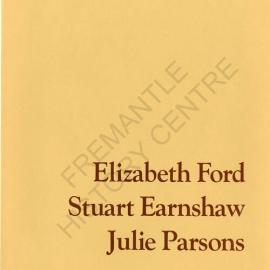 Elizabeth Ford, Stuart Earnshaw & Julie Parsons