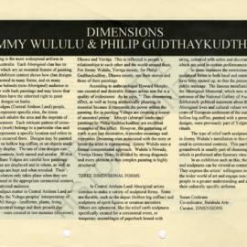 Dimensions - Jimmy Wululu & Phillip Gudthaykudthay