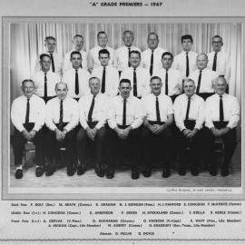 Fremantle Dart Club : A Grade Premiers 1967