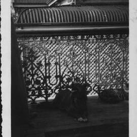 Girton College verandah.