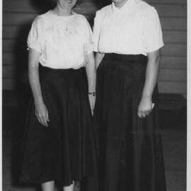 Betty Sharpe and Phoebe Freeman, Fremantle Trades Hall, Collie Street at Virgilian Club function