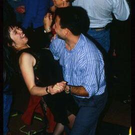 Crowd in the Festival Lounge