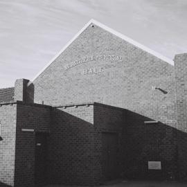 St Patricks Memorial Hall, Parry Street.