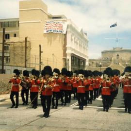 Brass band on High Street