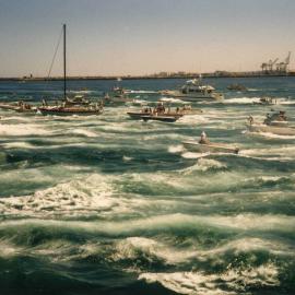 Spectator boats, Americas Cup