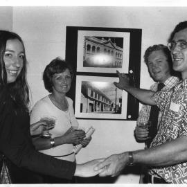 Fremantle Society members at a photographic exhibition