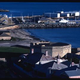Round House and marina in the background