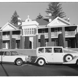 Wedding of Susanne Bond to New York Radiologist Armand Leone at St Patricks Church, Adelaide Street, Fremantle.