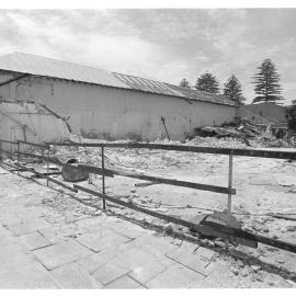 Demolition site for 9-11 (Lot 181) Essex Street.