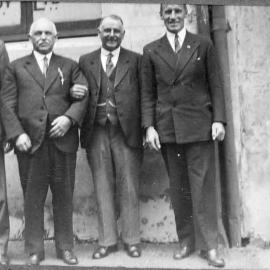 Mr A W Walker, Capt. Jones, Capt. Hilmer, Capt. Harbitz