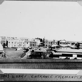 Entrance to Fremantle wharves
