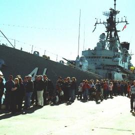 HMAS Brisbane last visit to Fremantle
