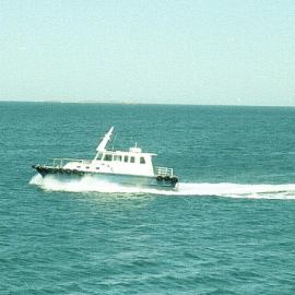 Customs launch at Fremantle