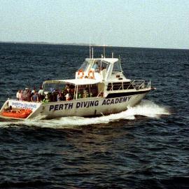 Dive boat, Perth Diving Academy,