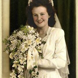 Portrait of Shirley Beale nee Feltham