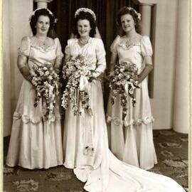 Bride and Bridesmaids