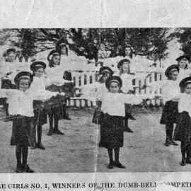 Fremantle Girls in Dumb Bell competition