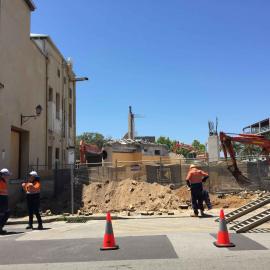 Demolition of Administration and Library Building
